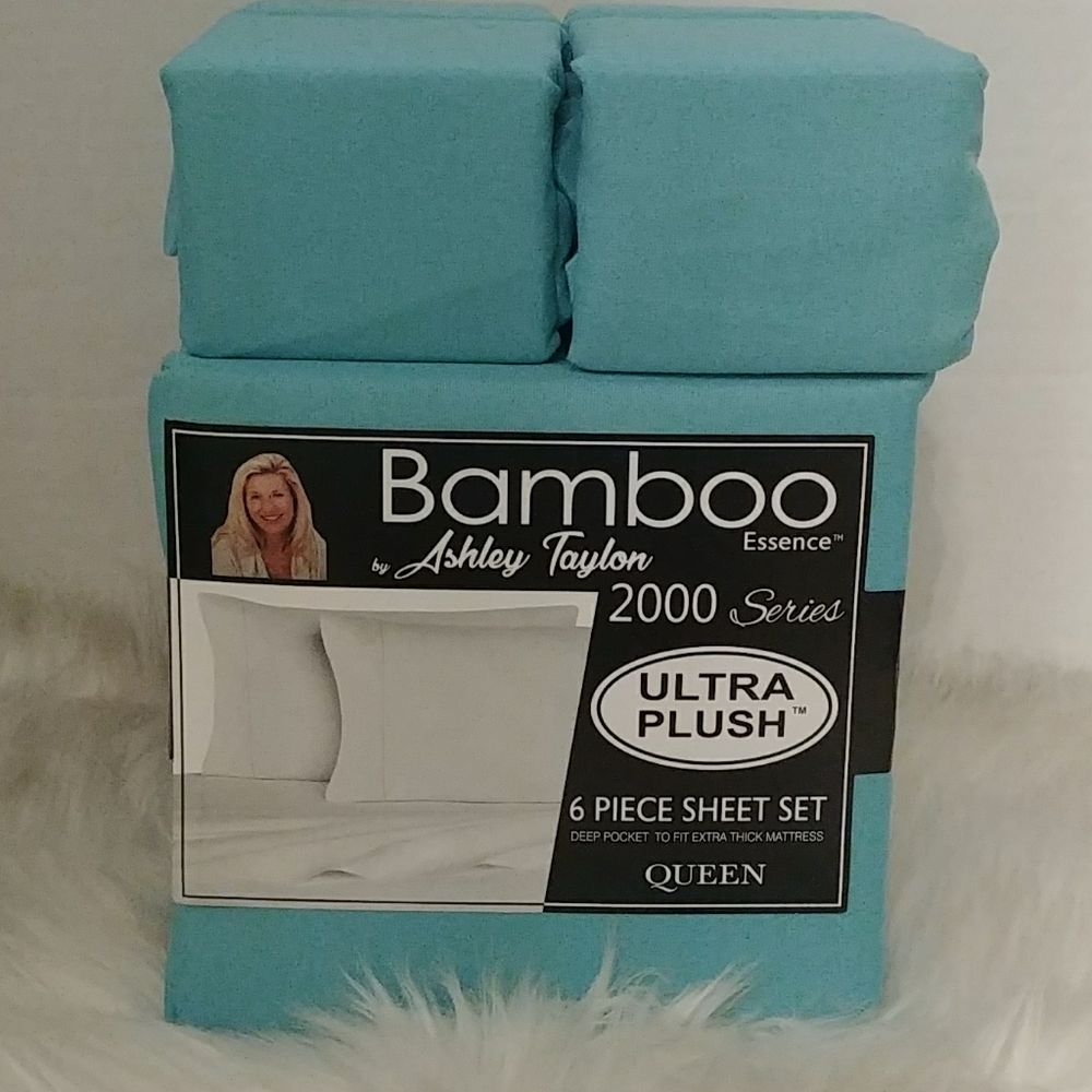 Bamboo Essence Queen Apple Green Sheet Set